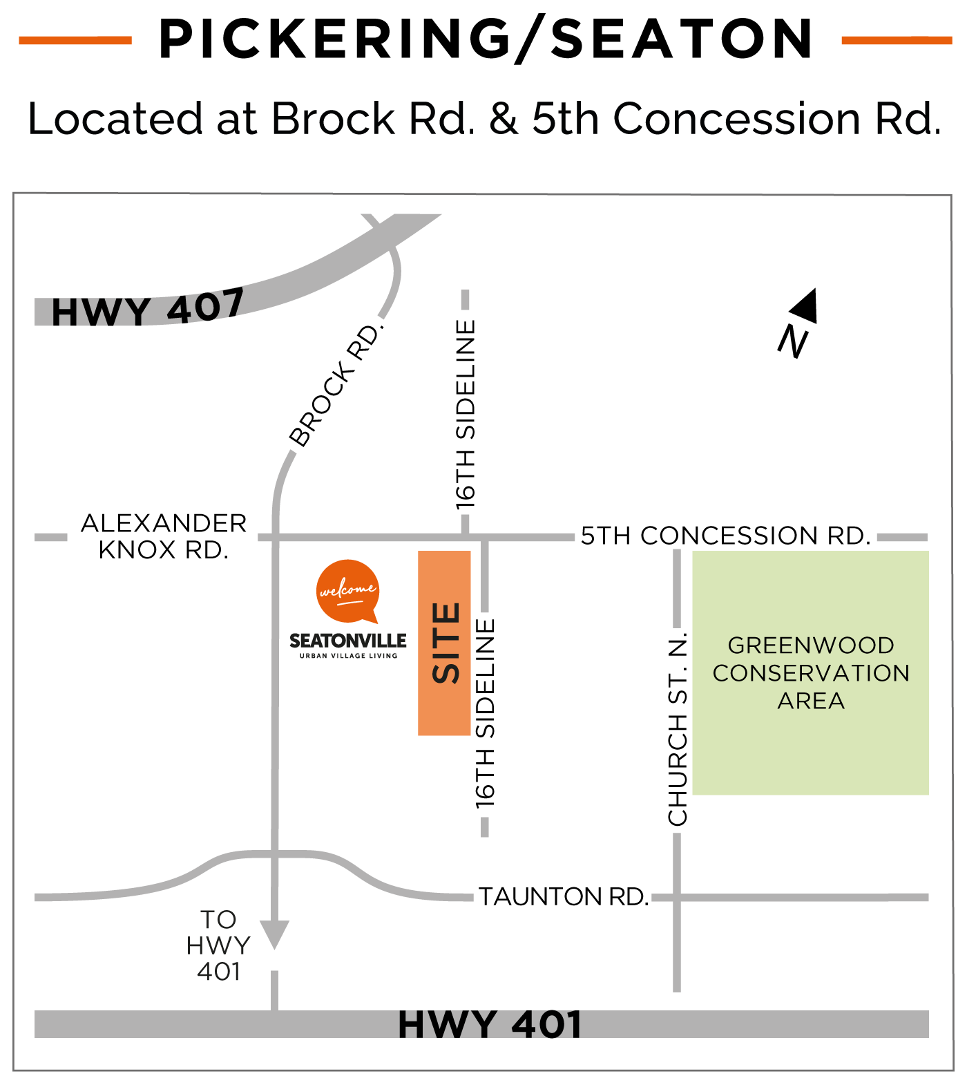 Seaton Sales Office: 1705 Whitevale Road, Pickering, ON L1V 2P8