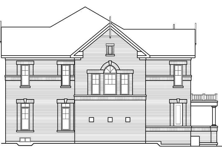 The Addison (Lot 26), Elevation 1C (SIDE VIEW)